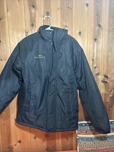 Wintermantel Herren schwarz mittelschwer neu ohne Etikett Reißverschluss und Druckknopfleiste vorne mehrere Taschen - Bild 1 von 6