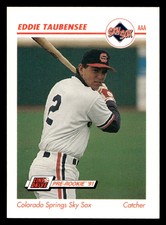 1991 Impel Eddie Taubensee #76 Colorado Springs Sky Sox