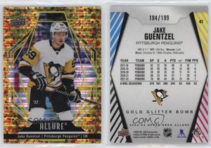 2022-23 Upper Deck Allure Gold Glitter Bomb /199 Jake Guentzel #41
