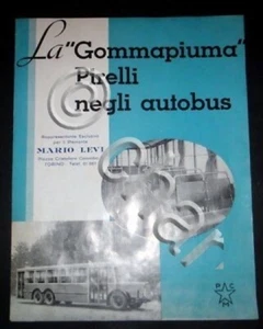 Brochure La Gommapiuma Pirelli Autobus - 1950 ca - Picture 1 of 1