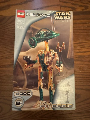 Vintage 2000 LEGO Technic Star Wars Episode 1 #8000 Pit Droid NEW *Damaged Box* - Image 1 of 4