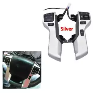 Pair Audio Steering Wheel Control Switch Button For Toyota Prado Land Cruiser - Picture 1 of 4