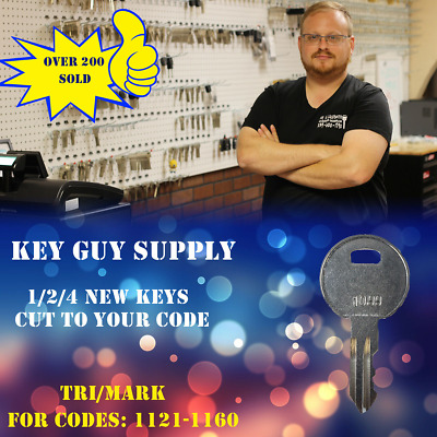 1121-1160 Keys For Trimark RV Camper Locks. Key Cut To Code, Local Locksmith. • 25.99$