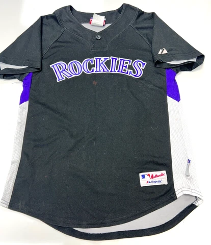Vintage Y2K Colorado Rockies Majestic MLB Baseball Jersey Mesh Women's L Cover