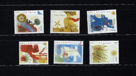 Greece 2423-28 Renewable Energy 2010 VF MNH Complete Set A5 BX1 Cover