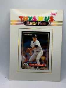 1993 Stadium Club Toys "R" Us - Oversized Master Photos 5x7 Sam Militello  - Picture 1 of 2