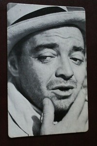 Scarce 1967 Peter Lorre Poster-Card No. 25-01 Unused