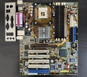 ASUS P4G8X Deluxe Socket 478 ATX DDR Motherboard AGP Pro PCI Intel E7205 Chipset - Picture 1 of 8