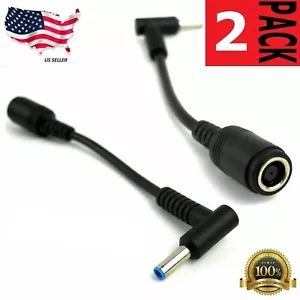 2xDC Power Charger Converter Adapter Cable 7.4mm 5.0mm To 4.5mm 3.0mm For HP Del - Picture 1 of 6