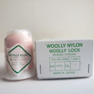 6 New Vintage Woolly Nylon Sewing Thread 100% Nylon #3 Discontinued