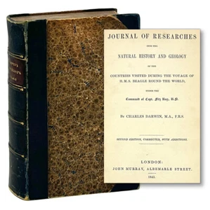 Journal of Researches...Beagle, Charles Darwin. Second Edition John Murray 1845 - Picture 1 of 8