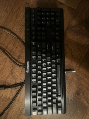 Corsair K70 LUX Red LED Cherry MX Brown switches Mechanical Gaming Keyboard - Image 1 of 2