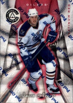 1997-98 Pinnacle Totally Certified PLATINUM RED #124 Jason Arnott #6163/6199 - Image 1 of 2