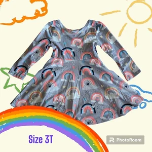 Girls Size 3T Rainbow Dress - Picture 1 of 1