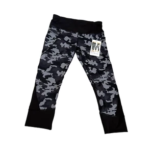 Active Life Womens Leggings Stretch Black Grey Camo Size medium NWT - Picture 1 of 11