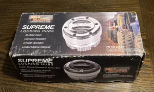 Mile Marker Supreme Locking Hubs 302 Chrome 1/2 Ton Hubs - Picture 1 of 10