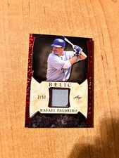 2022 Leaf ITG In the Game Used - Rafael Palmeiro - Red Relic #d 2/50
