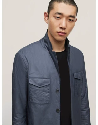 $898 NWT John Varvatos Collection Hidden-Placket Blazer Jacket Coat EU46 US36 - Image 1 of 4