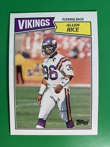 1987 Topps - #201 Allen Rice (RC) - Picture 1 of 2