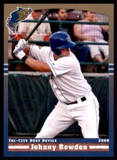 2008 Grandstand Tri-City Dust Devils Johnny Bowden Tri-City Dust Devils #3