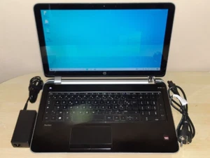 PC PORTABLE HP-15n06sf 15,6 Tactile AMD A10 @ 5Th. WINDOWS10 OFFICE BATTERIE OK - Photo 1/21