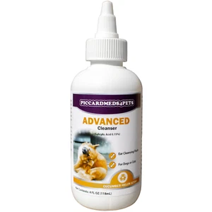 Piccardmeds4pets Advanced Ear Cleaner Solution With Aloe 4 Oz.