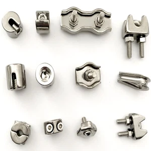 Drahtseilklemme Kausche Edelstahl VA Simplex- Duplex- Bügel- Pressklemme... - Bild 1 von 9