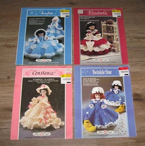 Fibre Craft BOOKS crochet dress patterns DOLLS Twinkle Star SNOWFLAKE Elizabeth - Picture 1 of 1
