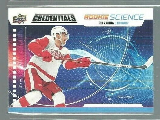 2019-20 Upper Deck Credentials Rookie Science #RS05 Filip Zadina (ref 93084) - Image 1 of 1