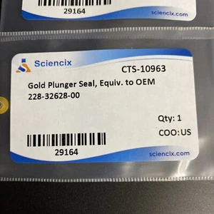 Sciencix Gold Plunger Seal Total of 3 Seals - Picture 1 of 4