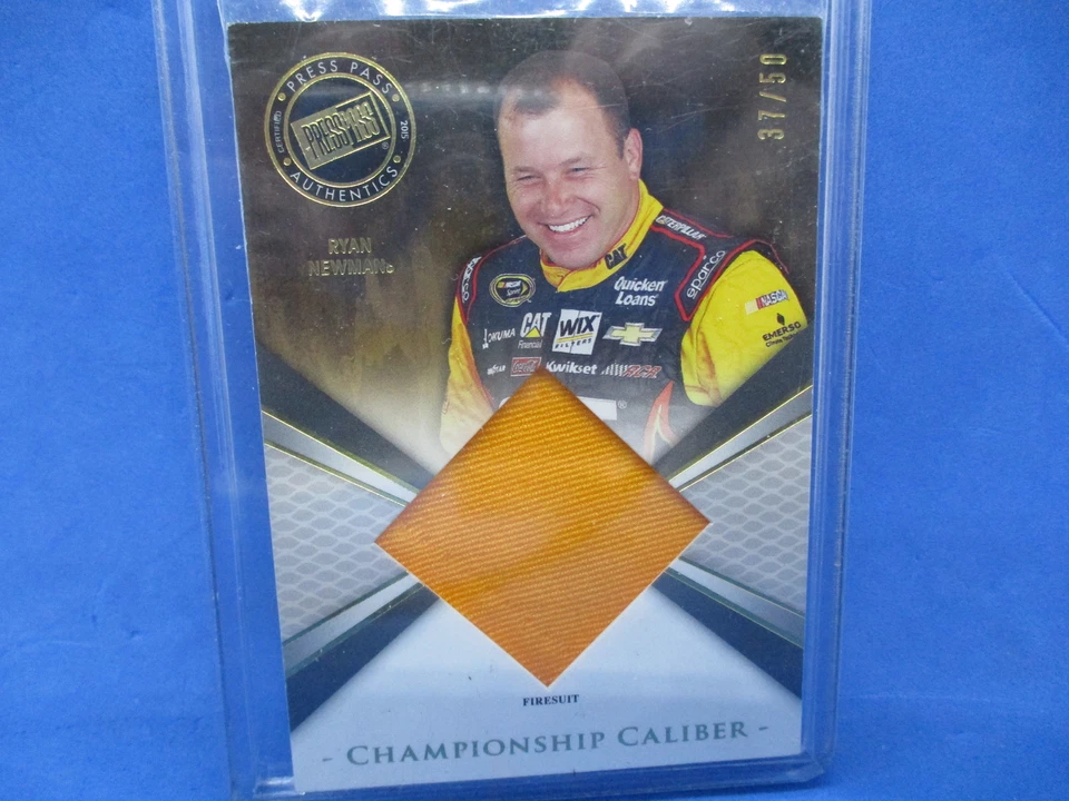 2015 Press Pass Championship Caliber Memorabilia Relic 37/50 Ryan Newman - Image 1 of 2