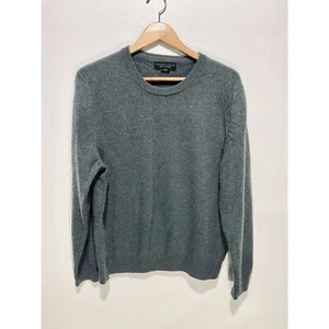 The Men's store Bloomingdale's sweater 100% cashmere gray business casual men XL - Picture 1 of 3