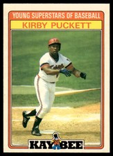1986 Topps Kay-Bee Young Superstars of Baseball Kirby Puckett Minnesota Twins