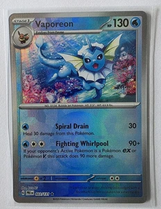 Vaporeon (patrón Poke Ball) 022/131 - Sv: Prismatic Evolutions Holo (nuevo) - Imagen 1 de 1