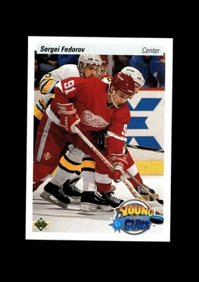 1990-91 Upper Deck: #525 Sergei Fedorov NM-MT OR BETTER - Image 1 of 2