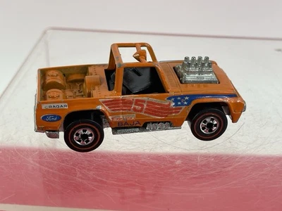 1973 Redline Hot Wheels Baja Bruiser  Orange. Made In Hong Kong Great Shape - Image 1 of 4