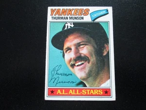 THURMAN MUNSON 1977 TOPPS BASEBALL CARD # 170 EX - Bild 1 von 2