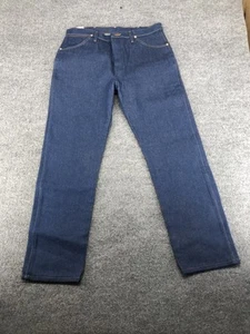 Pantalones de mezclilla Wrangler 13MWZ para hombre 30x32 azul corte vaquero profesional rodeo pierna recta - Imagen 1 de 9