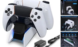 PS5 Controller Charging Station Dock, Dual Charging for Dualsense, Wireless - Picture 1 of 7