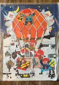 VTG Scandinavian Christmas Advent Calendar Gemo Jointed Denmark New Sealed 6710 - Picture 1 of 10