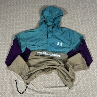 Chaqueta cortavientos The Hundreds estilo anorak para hombre bloque de color medio M multicolor Foto 1 de 4