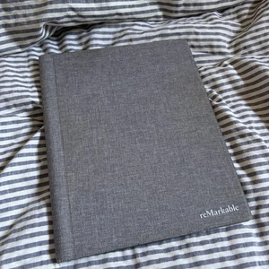 ReMarkable Grey Polymer Weave Book Folio Case for reMarkable2 Well Used - Picture 1 of 12