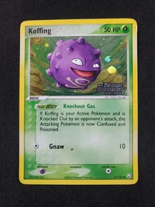 Koffing 61/109 Team Rocket Returns Reverse Holo Stamp Ex 2005 Pokémon NM See Pic - Picture 1 of 6