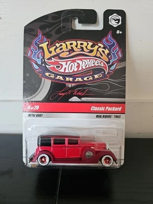 1/64 HOT WHEELS LARRY'S GARAGE REAL RIDERS 4/20 CLÁSICO PACKARD ROJO Foto 1 de 4