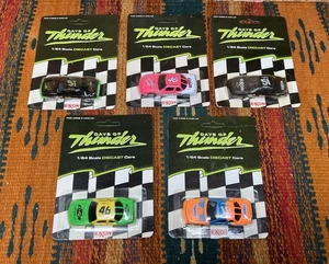 Days Of Thunder Lote De 5 Exxon Promocional Diecast Car Juego Completo NUEVO En Tarjeta  - Imagen 1 de 12