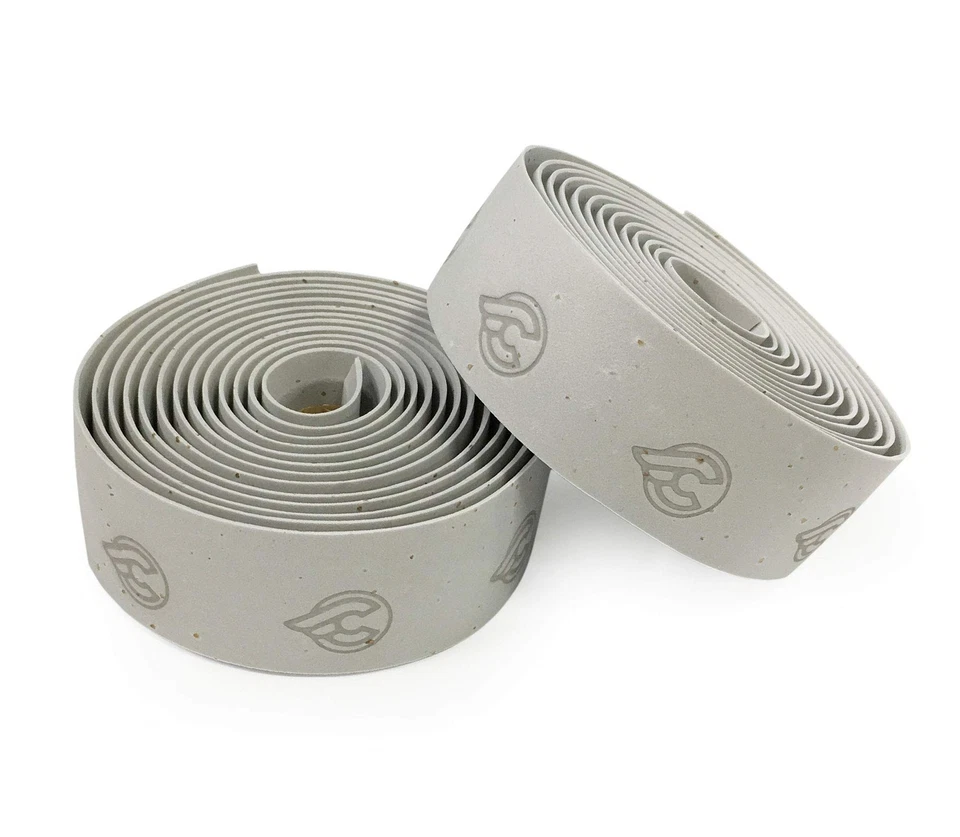 Cinelli Unisex's Original Tape Cork Bar Tape & Plugs Dark Grey - Image 1 of 4