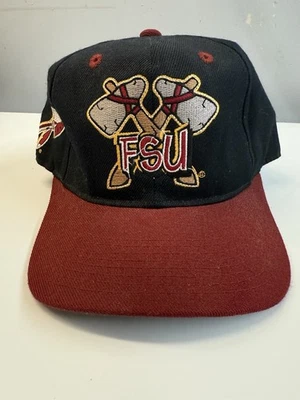 Vintage Florida State Seminoles FSU Hat Cap Snapback Crossed Tomahawks Zephyr - Image 1 of 4
