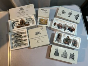 Dept 56 Heritage Village Collection Accessories Figures Lot 5 Boxes Christmas - Picture 1 of 8