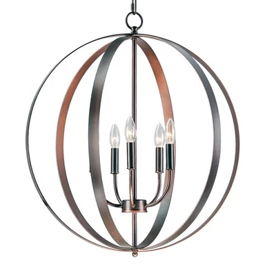 Maxim 10032 Provident 5 Light 24"W Taper Candle Pendant - Image 1 of 4