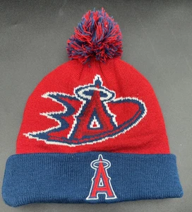 Cappello berretto SGA LA Anaheim Angels Mighty Ducks co-branded MLB NHL rosso blu - Foto 1 di 5